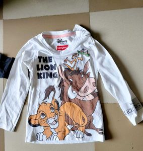 Disney toddler shirts, 2-pack, size 2T