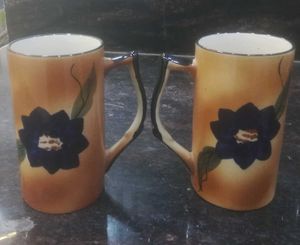 Artistic Floral Ceramic Mugs