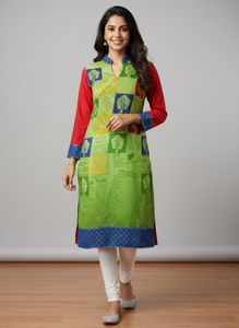 Unique Patterned Tunic Top