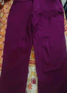 Purple Formal Pants