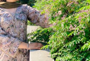 Floral Print Kurta Set