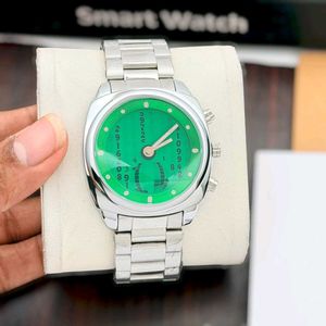 Fossil Stylish Green Dial Smartwatch