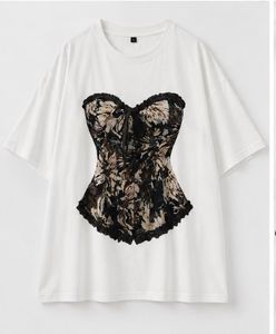 Corset Graphic Print T-Shirt