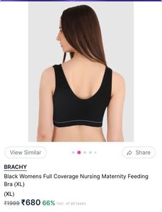 Brand New Imported Black Padded Bra