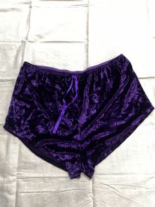 Velvet Pajama Shorts