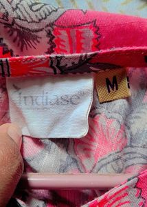 Pink Floral Print Maxi Dress