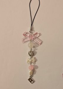 Kawaii Pink Bow Charm