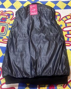 Sleeveless Black Puffer Vest
