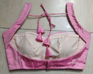 full backless blouse padded