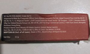 Swiss Beauty Matte Lipstick