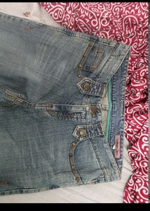 Light Wash Flare Jeans