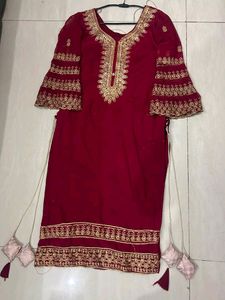 Full Gher Plazo Kurta