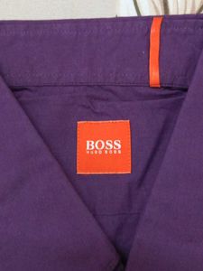 Hugo Boss Purple Embellished Shirt