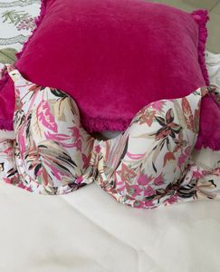 Floral Print Underwire Bra