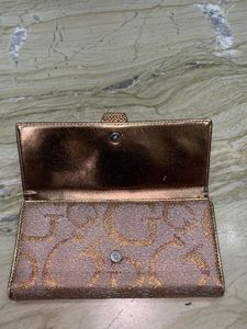 Vintage Chic Wallet with Buckle Detail