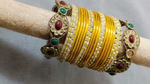 Golden Bangle Set