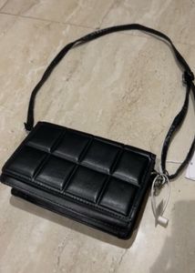 Quilted Black Crossbody Bag