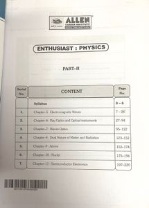 Allen Physics CBSE Compendium Class XII