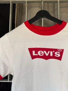 Levi's White & Red Ringer T-Shirt