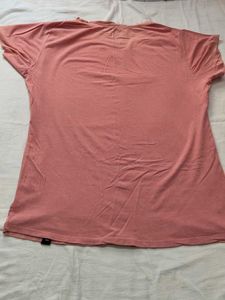Cute Pink "enjoy" Graphic T-Shirt