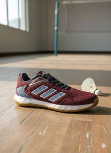 Adidas Burgundy Sport Shoes