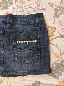 y2k chrome hearts inspired mini skirt