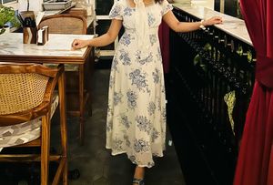 Chic Floral Maxi Dress