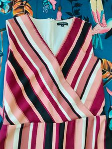 Striped Wide Leg Jumpsuit