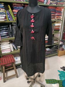 Yellow Printed Sleeveless Kurta 4 kurti combo