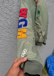 Green Bomber Jacket