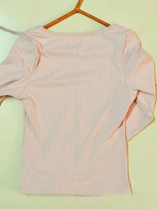 H&amp;M Ribbed Pinterestie Top