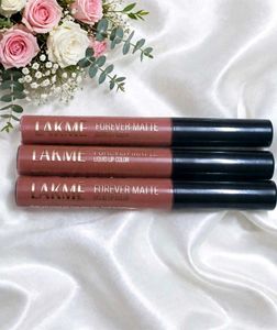 Lakme Forever Matte Liquid Lip Color Set 3