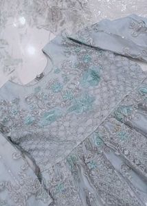 Exquisite Blue Embroidered Lehenga Choli