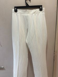 Classic White Flare Pants