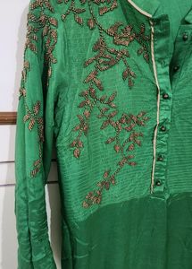 Festivities By Wishful W, Green Kurta