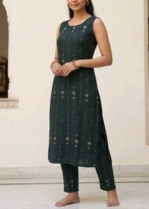 Black kurta set
