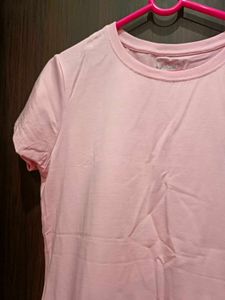 Pink Crew Neck Tee