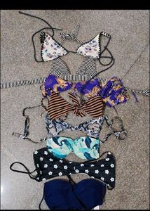 8  Bikini Tops Bundle (last pic 6 items ar
