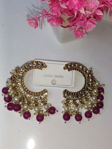 Pandamawat Pearl Stone Earrings
