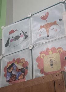 Cute Animal Print Storage Cubes