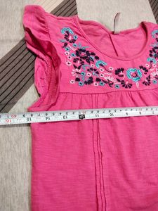 Embroidered Top For Kids