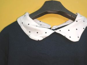 Navy Peter Pan Collar Dress