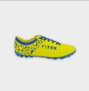 Vibrant Yellow Football Cleats