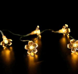 14 LED 3 Meter Warm White Silicone Blossom Flower