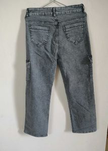 Grey Cargo Jeans [FREE DELIVERY CHARGES]