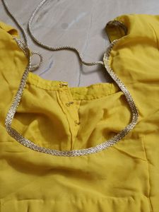 Yellow Blouse With Dori