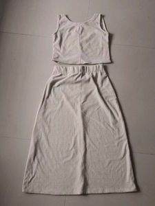 Cream Corduroy Co-ord Set