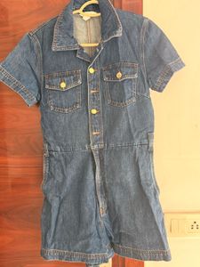 Blue Denim Jumpsuit