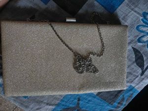 NWT accessorize Sparkly Evening Clutch Bag