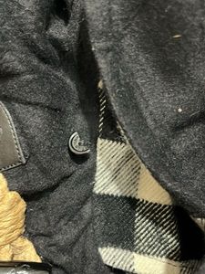 Classic Black Duffle Coat